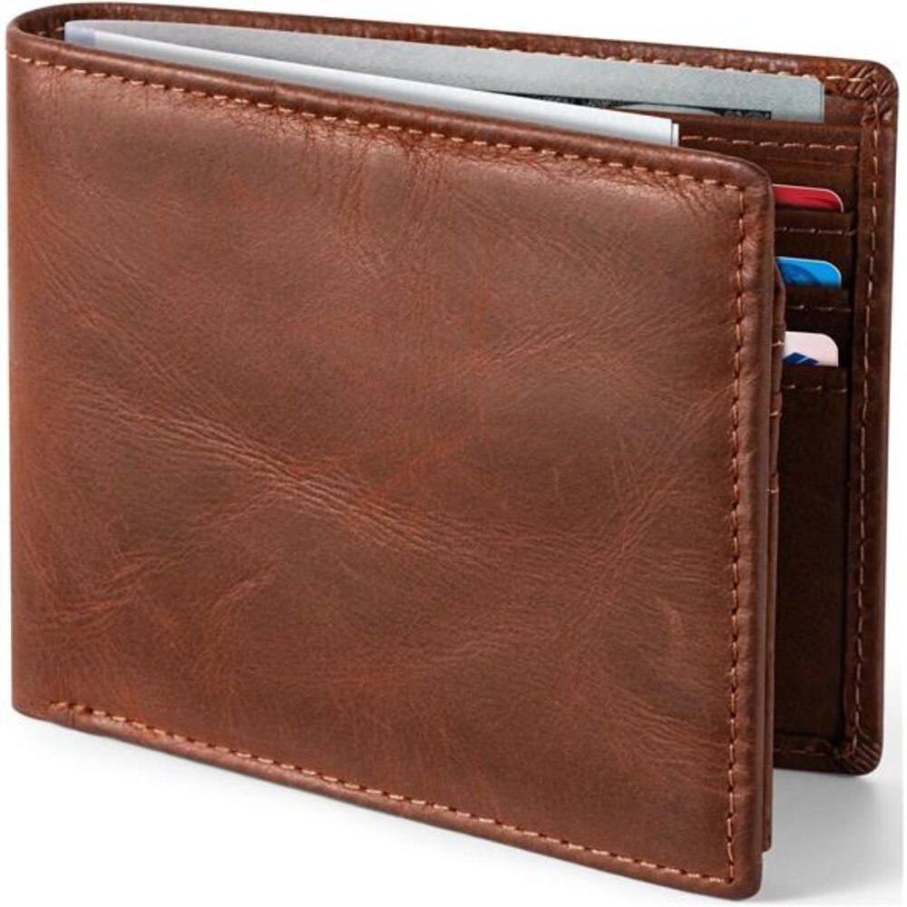 Handcrafted Crazy Horse Leather Wallet for Men